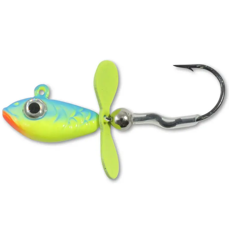 Northland Whistler Prop Jig – Noisy Topwater Lure, 6-Pack Assorted Colors 2