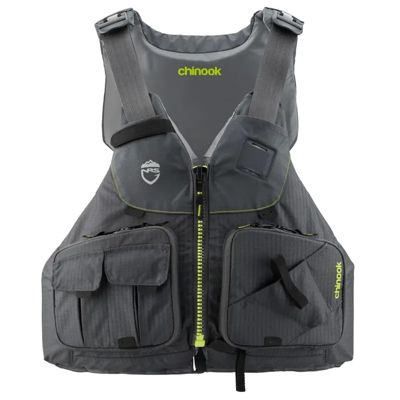 Nrs Chinook Fishing Pfd – Charcoal Angler Vest With Tackle Organization 1