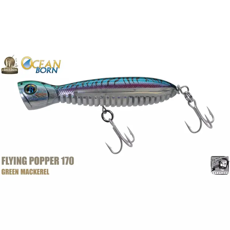 Ocean Born 170 Flying Popper – 6.75-Inch, 6.75 Oz Ultra-Distance Topwater 3