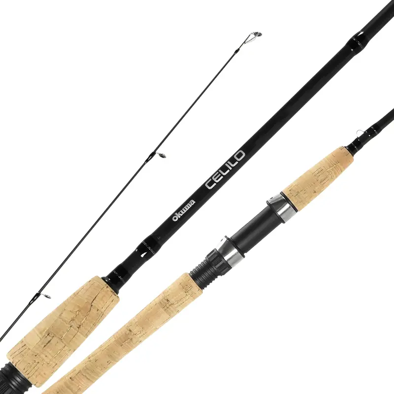 Okuma Celilo "B" Salmon & Steelhead Spinning Rod – 9' Medium-Heavy, 2-Piece 1
