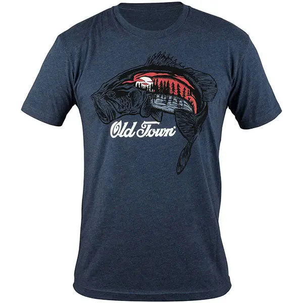 Old Town Bad Bass Graphic T-Shirt For Anglers 1