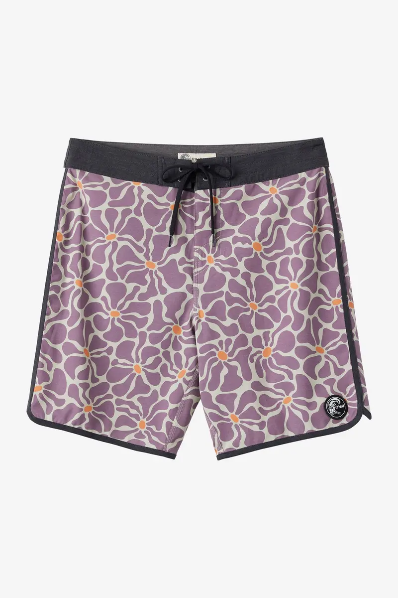O'Neill O'Riginals Scalloped Print 18" Boardshorts – Unisex Fit 1