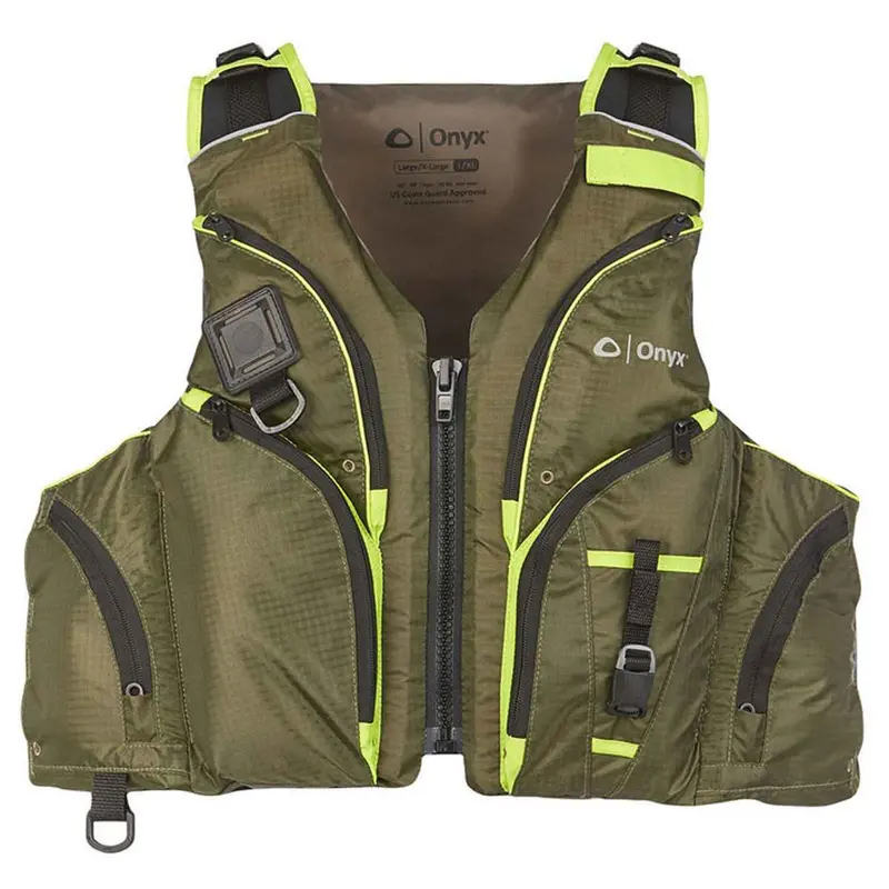 Onyx Pike Paddle Sports Life Vest – Green, Large/X-Large 1