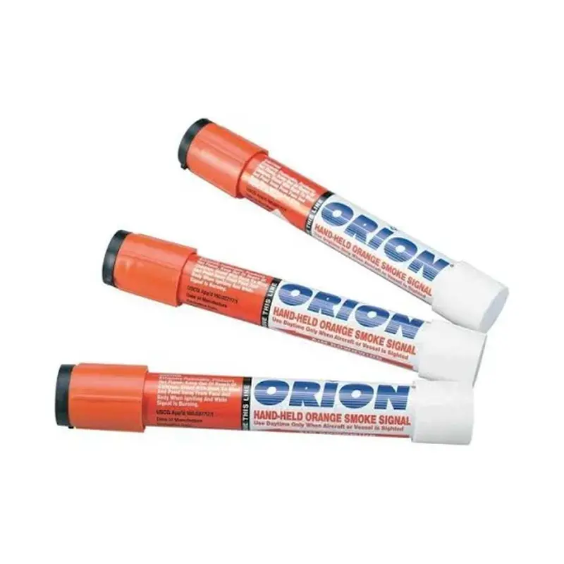 Orion Handheld Orange Marine Smoke Flares 1