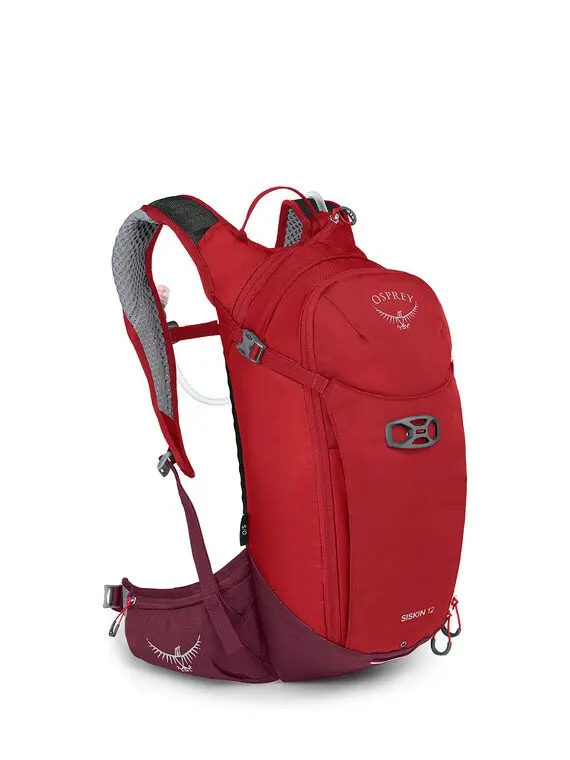 Osprey Siskin 12 Hydration Pack – Ultimate Red Trail Ready 1