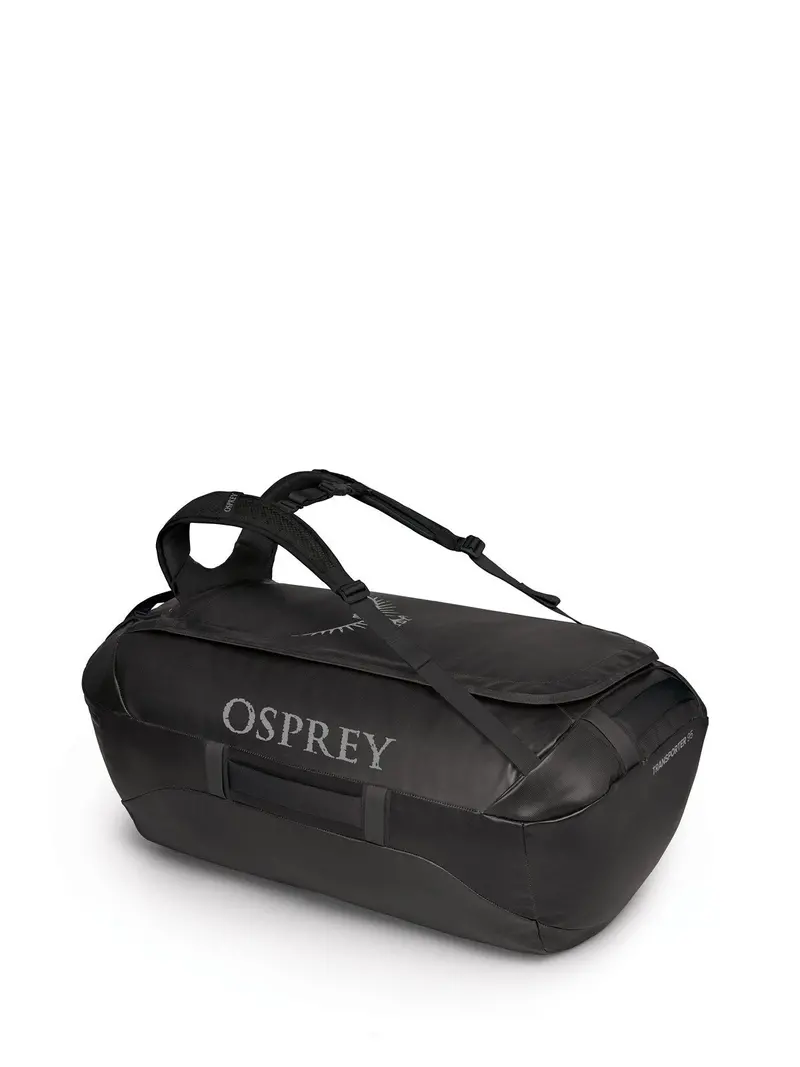 Osprey Transporter 95L Duffel Bag – Black Heavy-Duty Gear Carrier 1