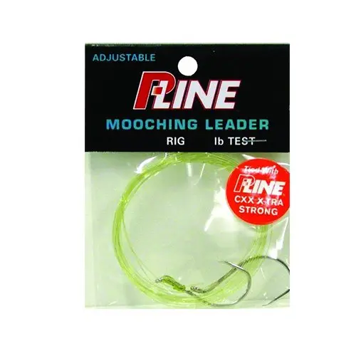 P-Line Salmon Mooching Leader – Slip-Tie Style, 30 Lb Test, Moss Green (4/0–5/0 Rig) 1