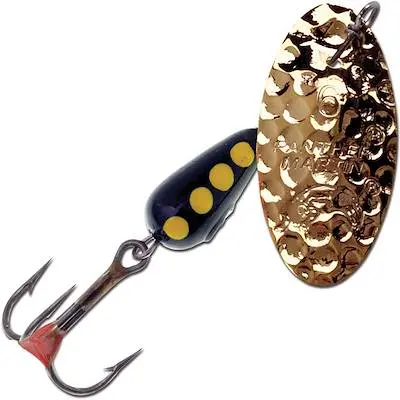 Panther Martin Hammered In-Line Spinner – Gold Garlic Scented 1