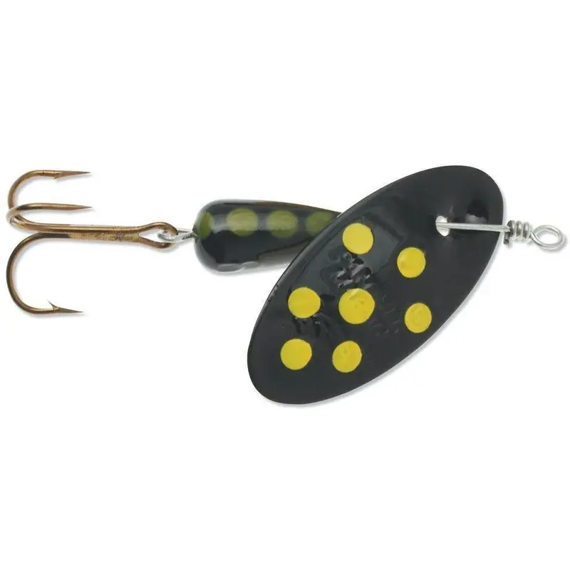 Panther Martin Spotted Black Inline Spinner – 1/4-Ounce 1