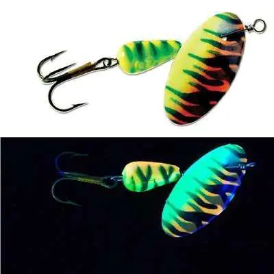 Panther Martin Uv Vibrant Fire Tiger Spinner – 1/16-Ounce Inline Flash Lure 1