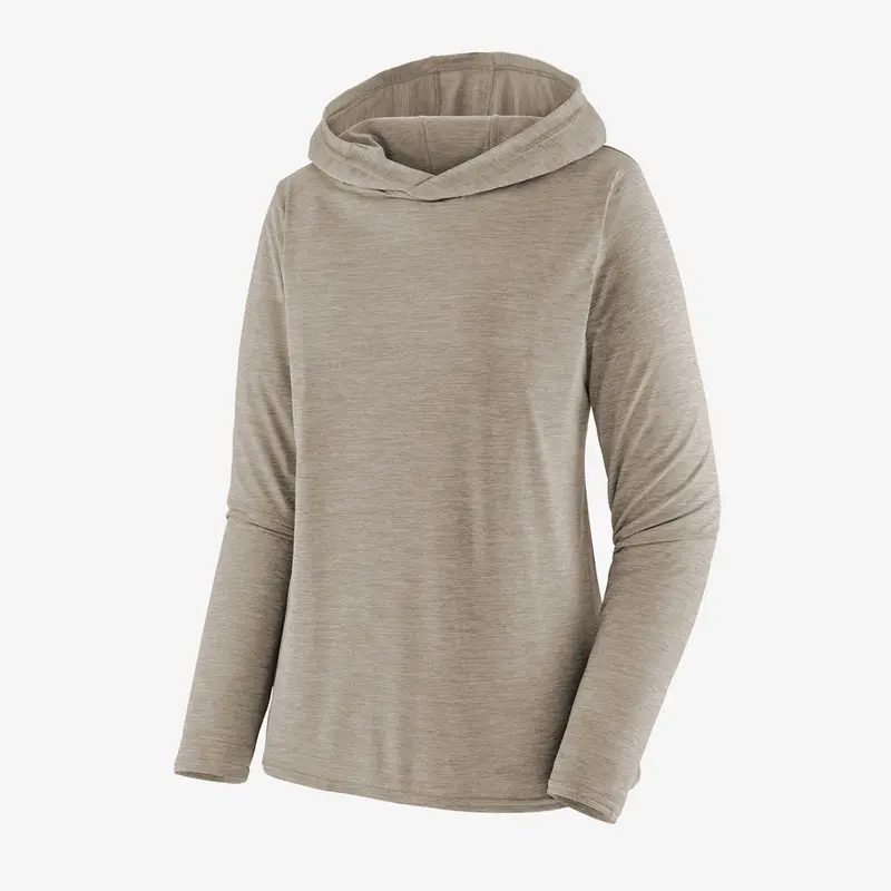 Patagonia Women'S Capilene Cool Daily Hoody – Pumice/Dyno White X-Dye 1