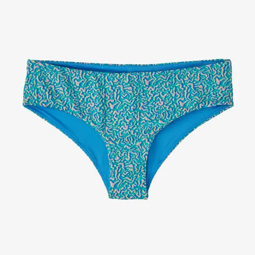 Patagonia Women’S Cheeky Bottom – Sea Texture In Subtidal Blue 1