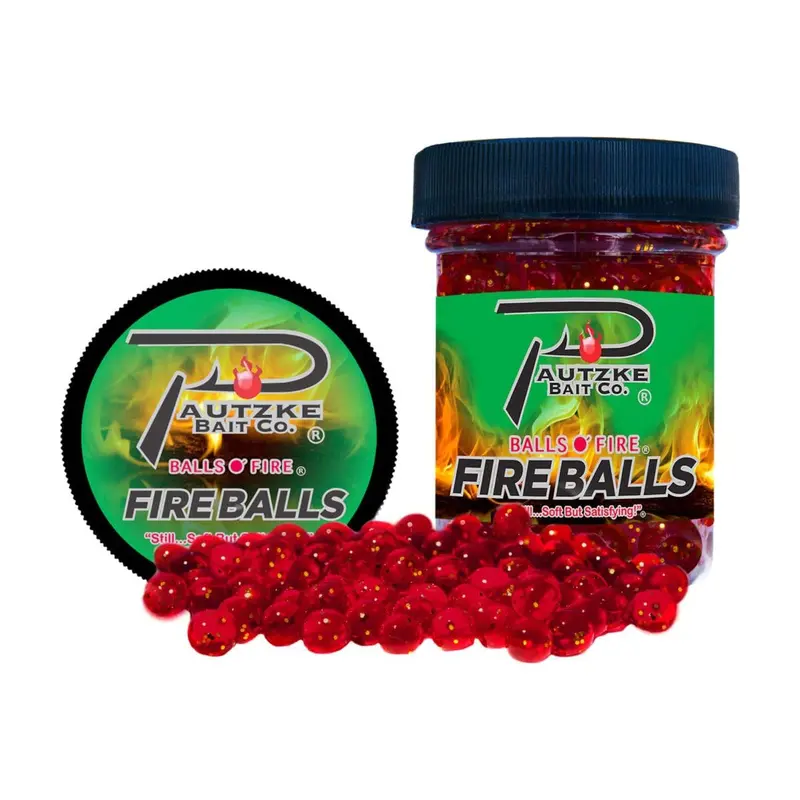 Pautzke Fire Balls Scented Bait – 1.65-Ounce Jar 1