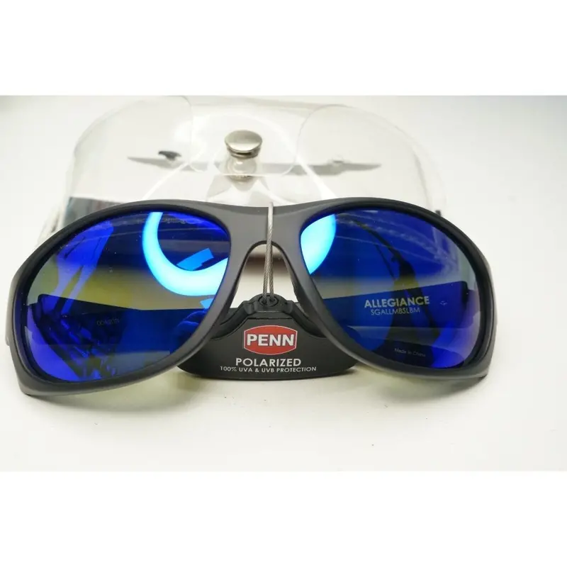 Penn Allegiance Polarized Sunglasses – Blue Mirror Lens 1