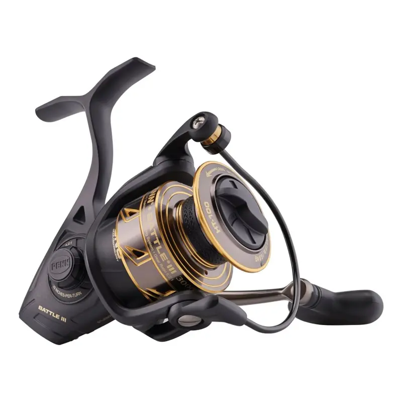 Penn Battle Iii Spinning Reel – Size 3000, 6.2:1 Gear Ratio, Saltwater-Ready 1