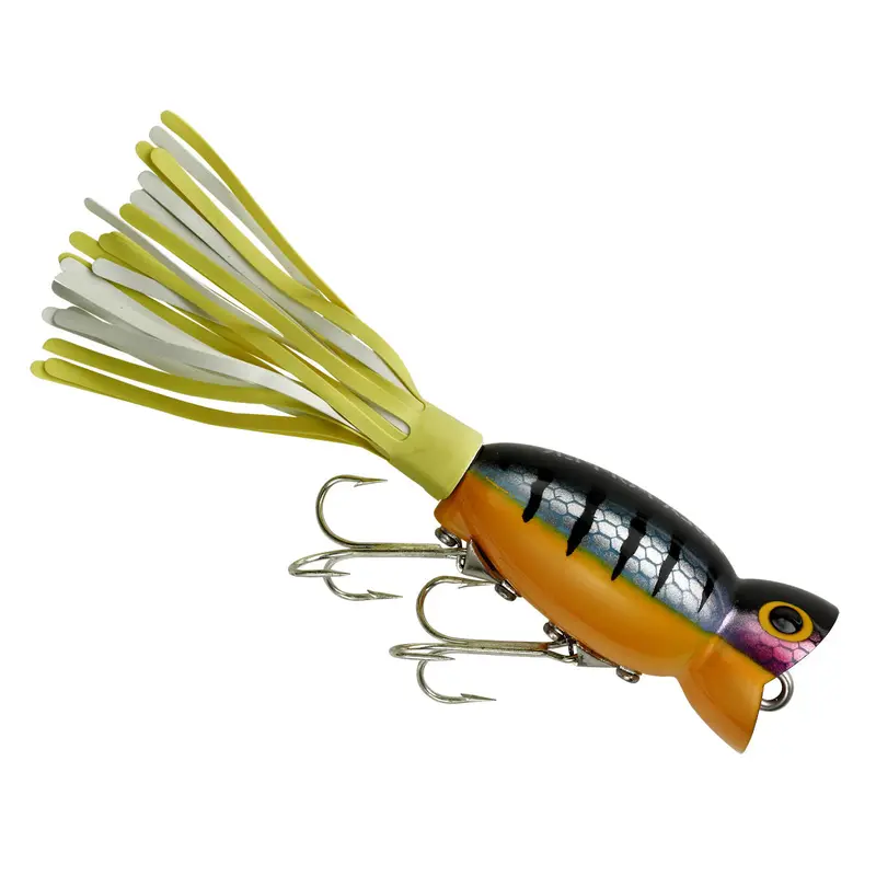 Perch-Style Hula Popper Topwater Lure 4