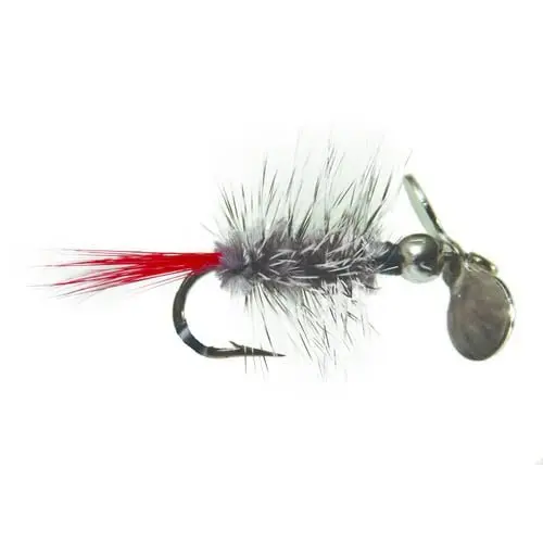Pistol Pete Trout & Panfish Fly – Size 10 Gray, 2-Pack 1