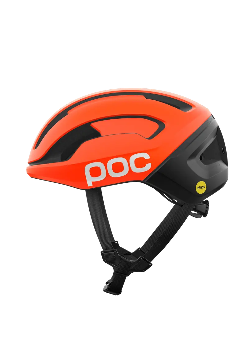 Poc Omne Beacon Mips Road Cycling Helmet – Fluorescent Orange 1