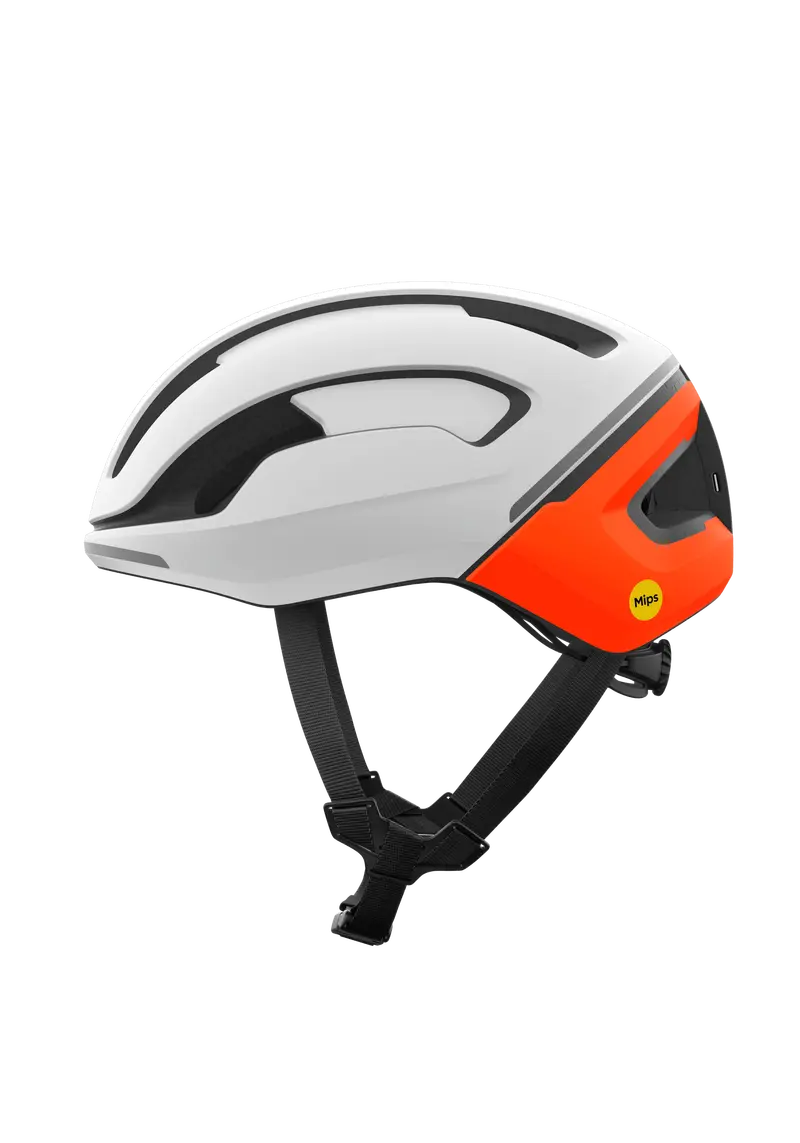 Poc Omne Beacon Mips Road Cycling Helmet – Matte White 1