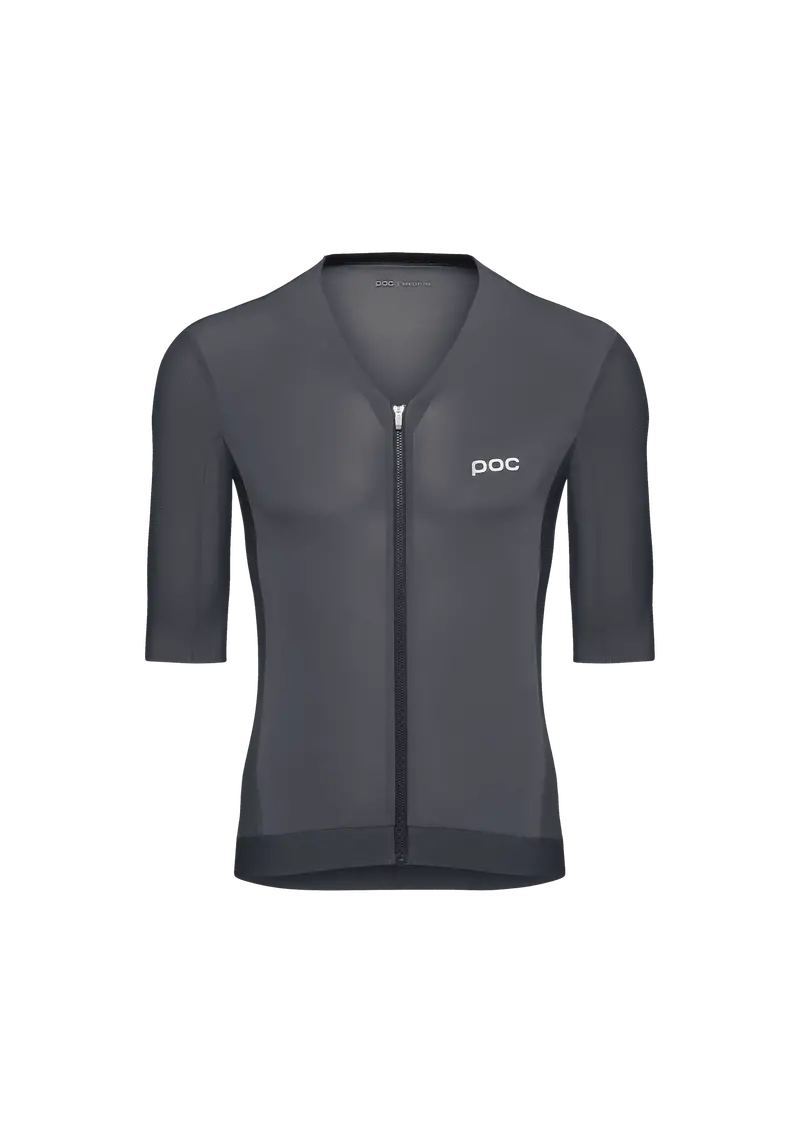 Poc Raceday Men’S Short-Sleeve Cycling Jersey – Sylvanite Grey 1