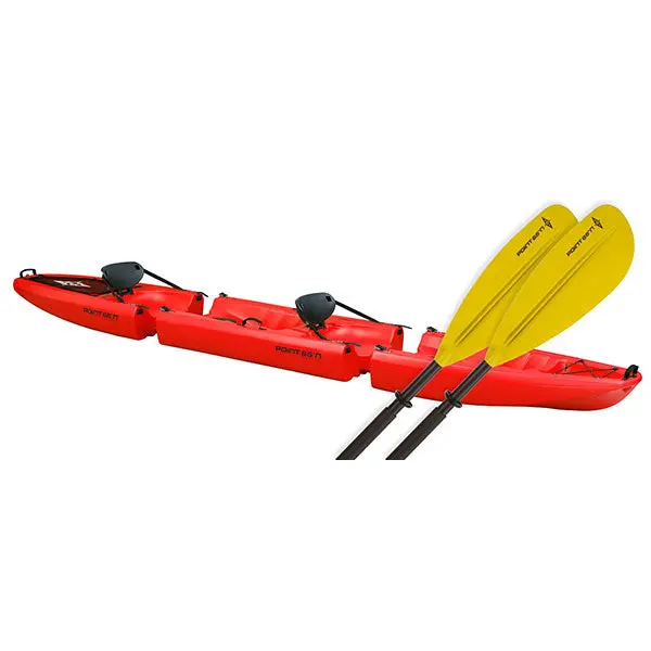 Point 65 Falcon Tandem Kayak For Two Anglers With Dual Paddles 1