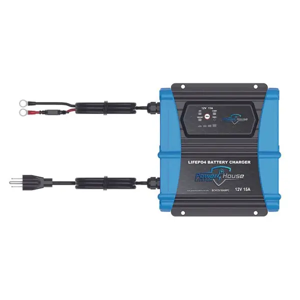 Powerhouse Lithium 12V 15A Waterproof Onboard Battery Charger 1