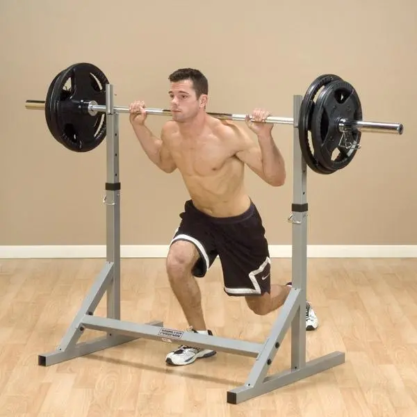 Powerline Squat Rack With Safety Spotter Arms 1