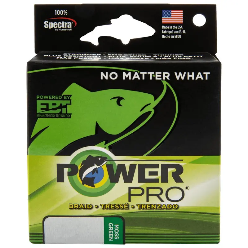 Powerpro Spectra Braided Fishing Line – 10 Lb Test, 500 Yards, Moss Green 1