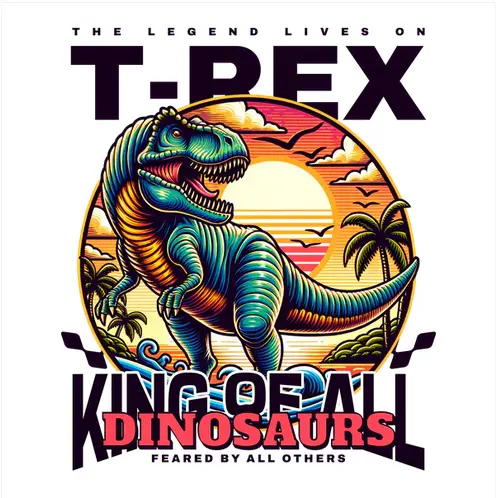 Prehistoric Pride 'T-Rex Legend' Dinosaur Tee 1