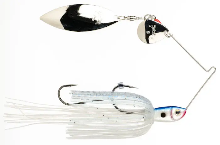 Premier Plus Colorado/Willow Spinnerbait In Blue Shad With Silver Blades 1