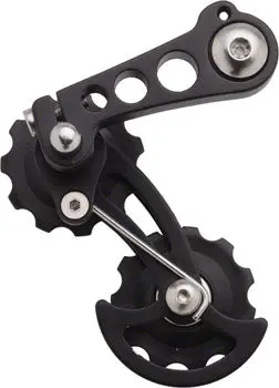 Problem Solvers Two-Pulley Chain Tensioner – Adjustable Chainline For Single-Speed Bikes 1