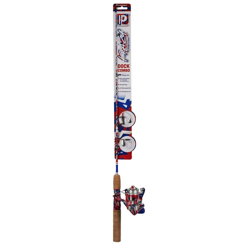 Profishency Krazy Americano Pocket Spinning Combo – 2'10" Dock Rod & Reel 1
