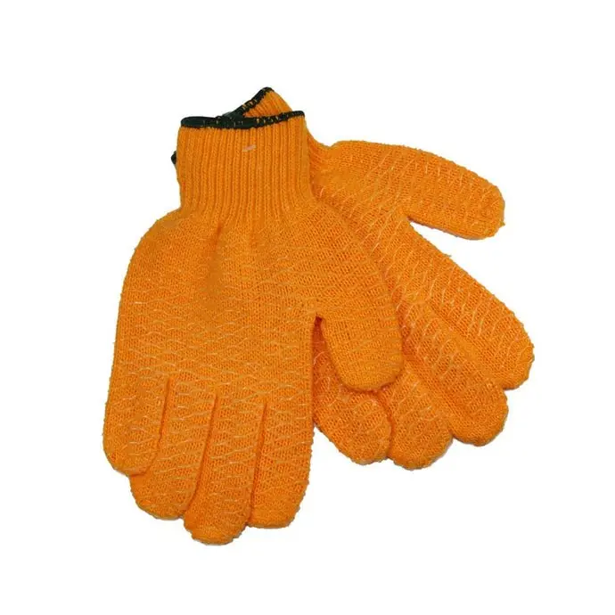 Promar Fillet Grip Non-Slip Rubber Glove – Large, Bright Orange 1