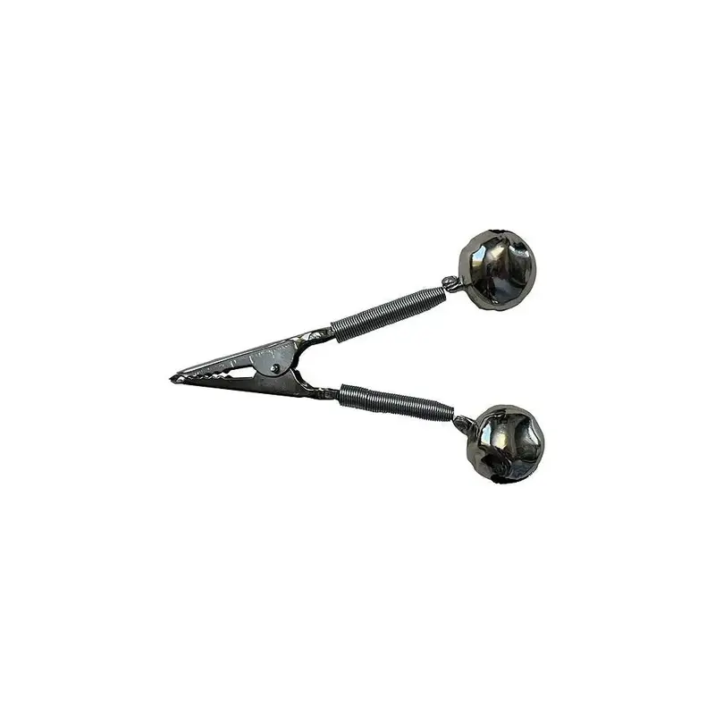 Pucci Alligator Clip Alarm Bell Set – Dual Chrome Bells With Clips 1