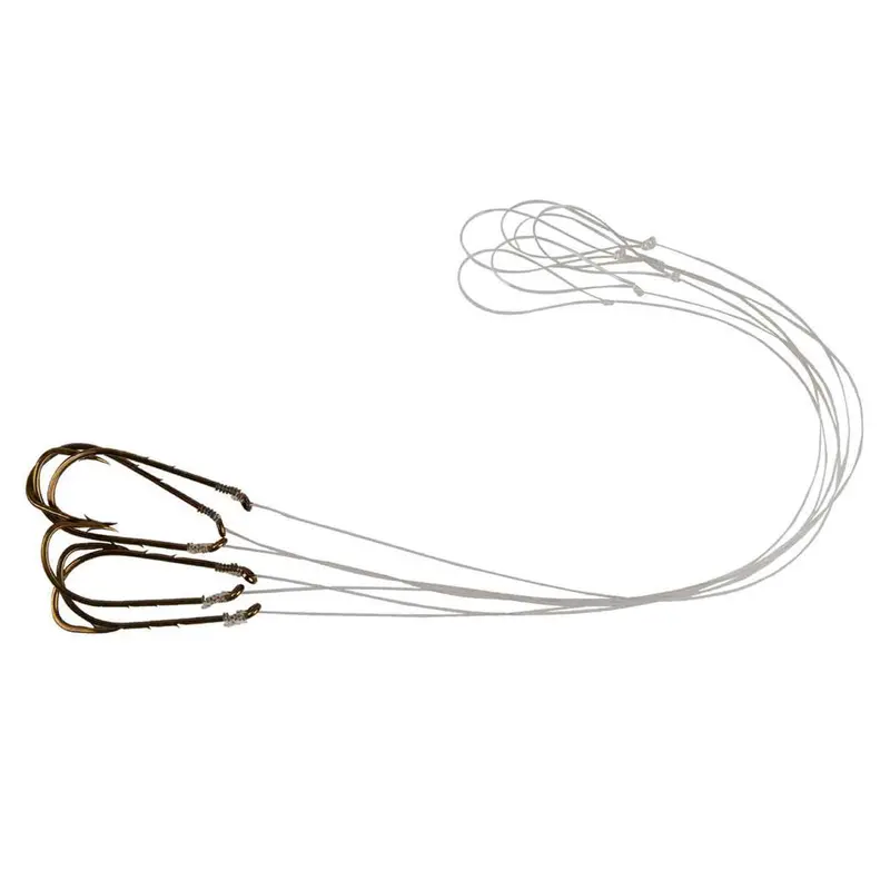 Pucci Baitholder Snelled Hooks – 6-Piece Pre-Tied Hook Set 1