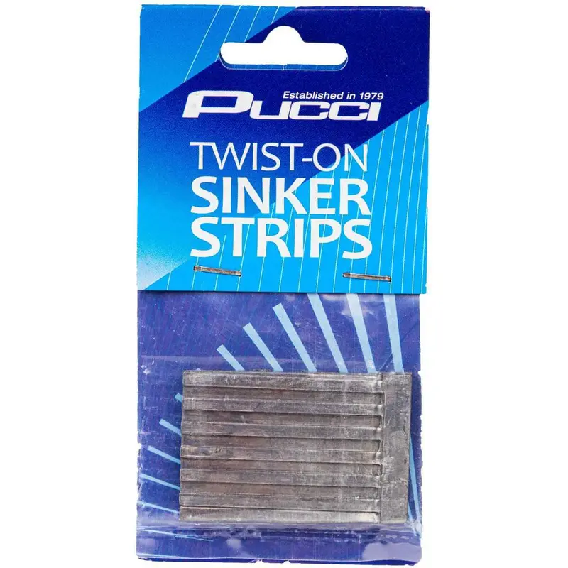 Pucci Twist-On Sinker Strips – Reusable Weight Attachment Kit (1-Pack) 1