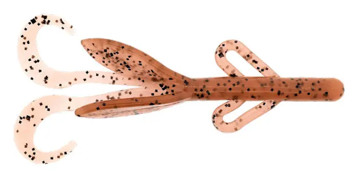Pumpkin Brush Hog Versatile Soft Plastic Worm 1