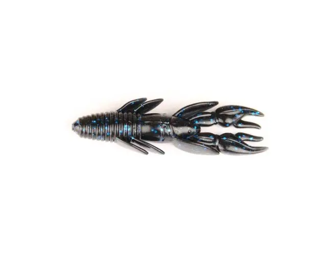 Punisher Punch Craw Soft Plastic Bait – Black Blue Flake 1