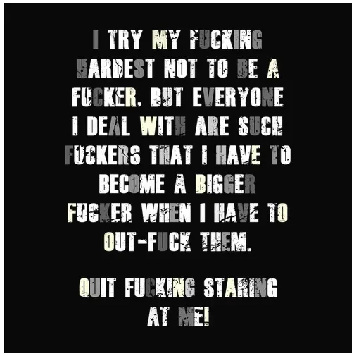 Quit Staring At Me Humor T-Shirt 1