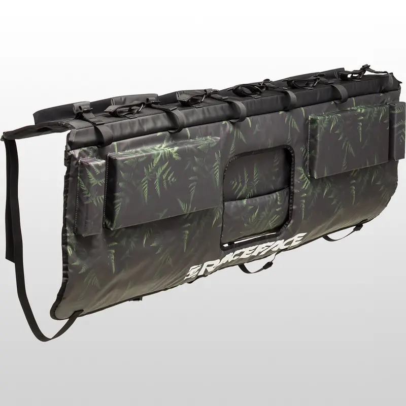 Race Face T2 Tailgate Pad – Full-Size Truck Protection In Floral Green (L/Xl) 1