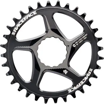 Raceface Narrow-Wide Cinch Chainring – Aluminum, 32 Tooth, Black, Designed For Shimano 12-Speed Hyperglide+ Drivetrains 1