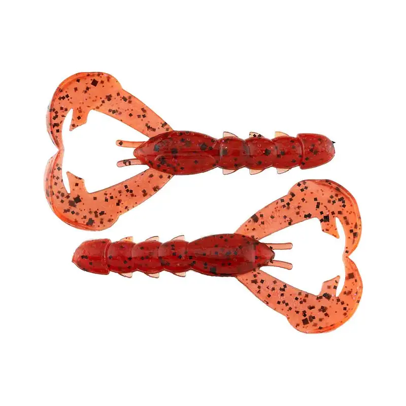 Rage Baby Craw Soft Plastic – Fire Craw Color 1