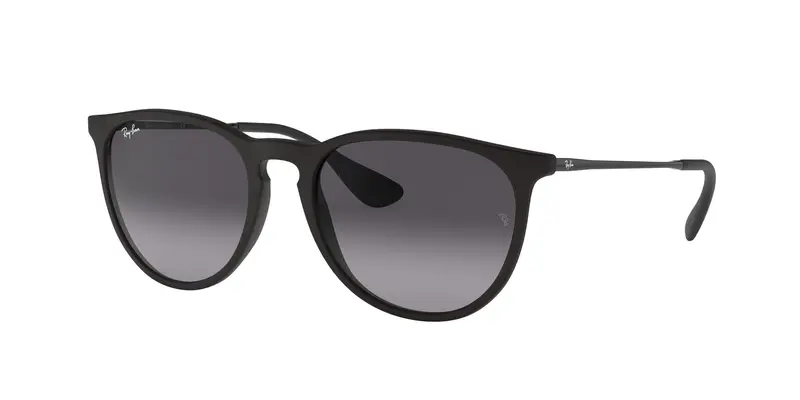 Ray-Ban Erika Sunglasses – Matte Black Frame With Grey Gradient Lenses 1