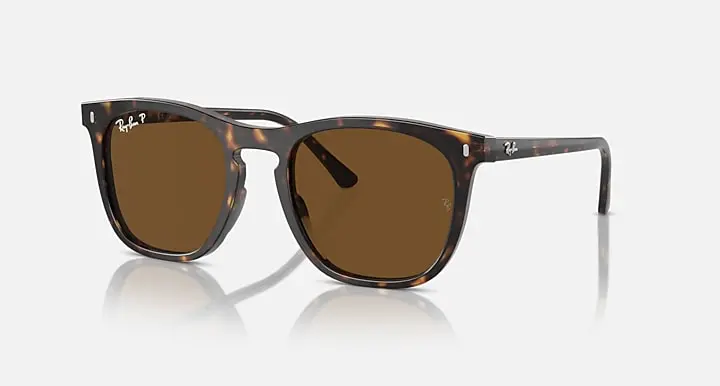 Ray-Ban Rb2210 Sunglasses – Polished Havana Frame With Brown Polarized Lenses 1