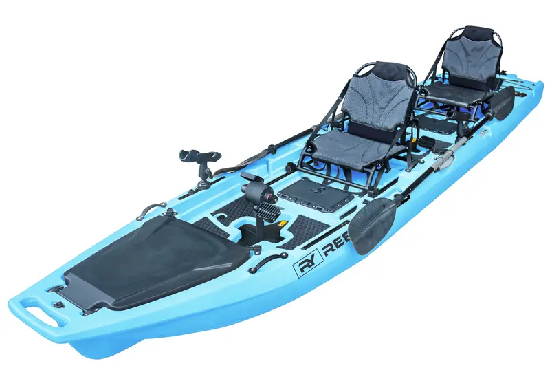 Reelyaks Rocket 13.8 Ft Modular Tandem Propeller-Drive Fishing Kayak