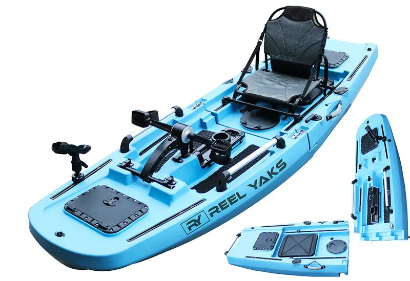 Reelyaks Rogue 9.8 Ft Agile Modular Pedal Fishing Kayak