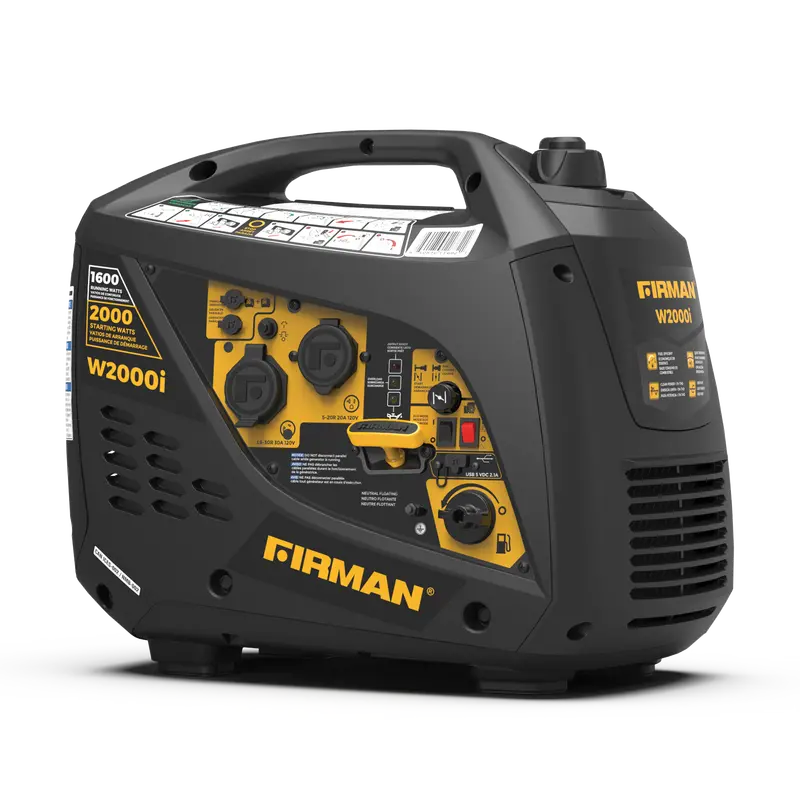 Refurbished Compact Gas Inverter Generator – 2000W, Manual Recoil Start 1