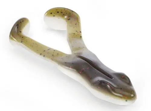 Ribbit Frog Soft Frog – Green Pumpkin Red Pearl 1