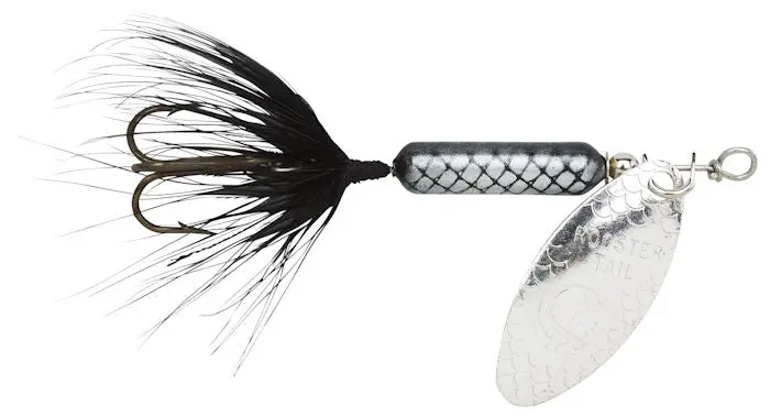 Rooster Tail Spinnerbait – Black Variant, 1/4 Oz Weight 1