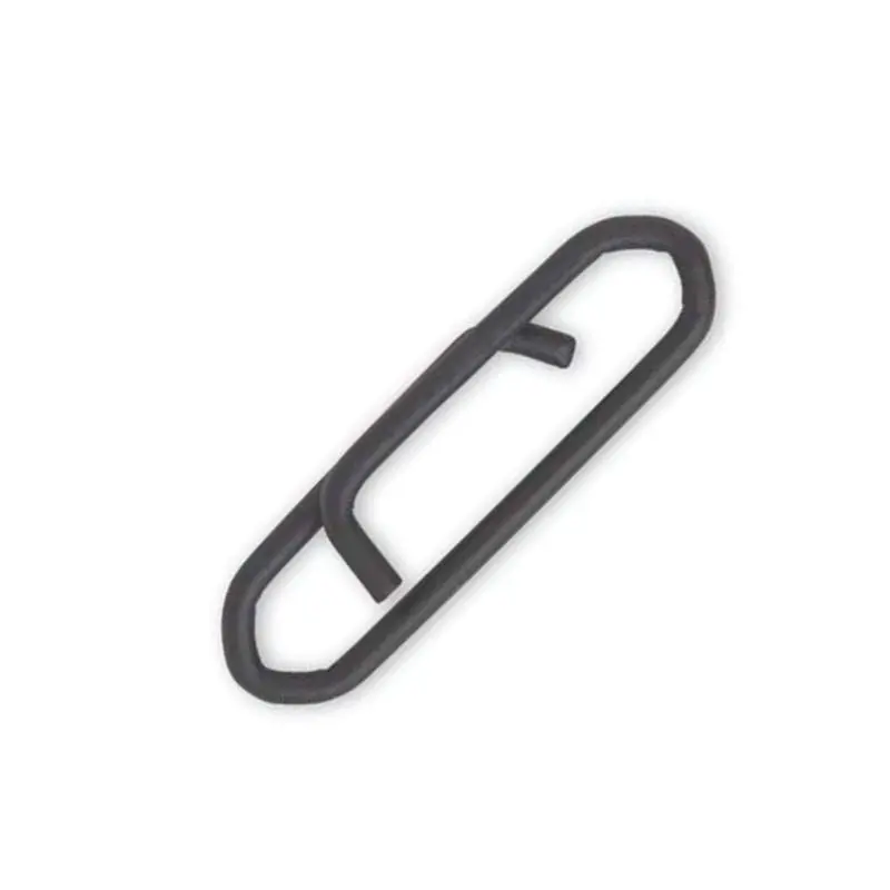 Rosco Stainless Steel Ez Clip – 25-Lb Test, Size 25, Black, 36-Pack 1